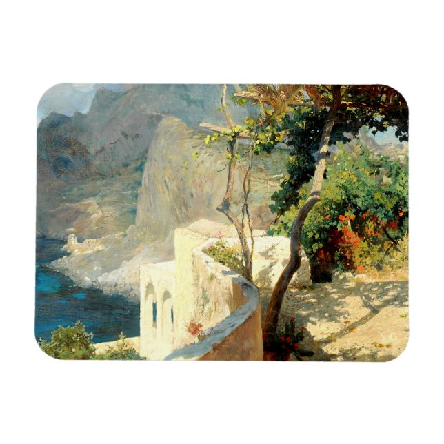 Tyst sommareftermiddag i Capri, Brioschi Othmar Magnet (Horisontell)