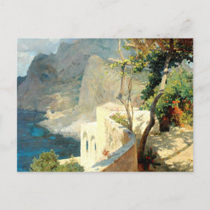 Tyst sommareftermiddag i Capri, Brioschi Othmar Vykort