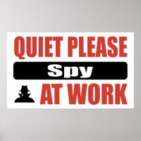 Tyst, spionera på jobbet