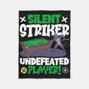 Tyst stativ - Billiards och Cat Fleecefilt