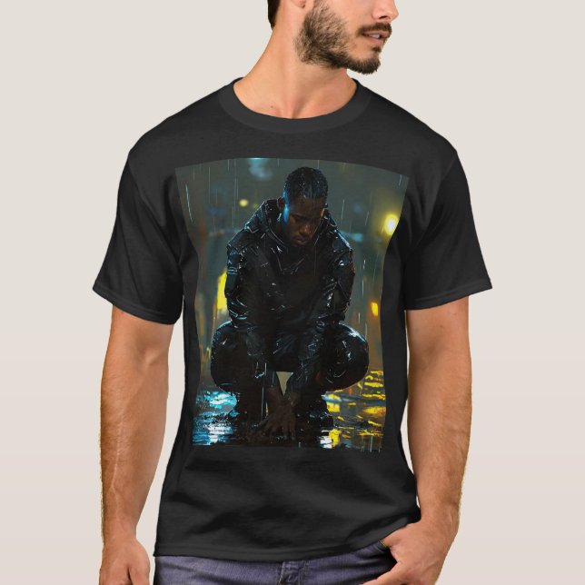 Tyst storm: Den grevande rebellen T Shirt (Framsida)