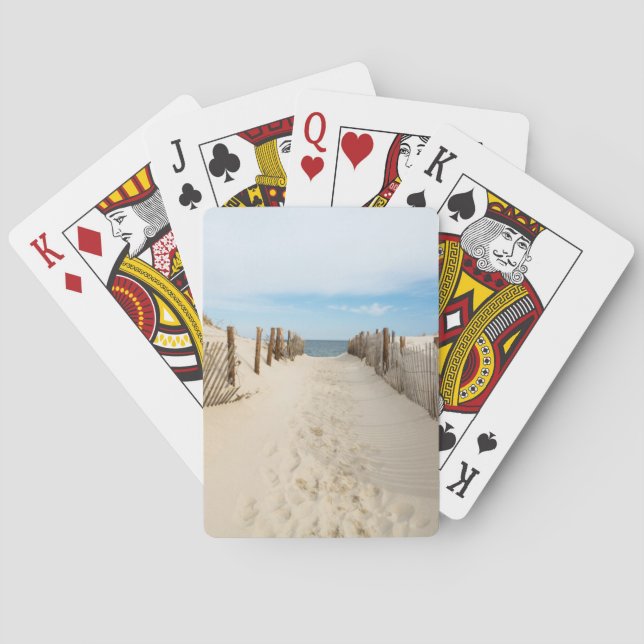 Tyst strand casinokort (Baksidan)