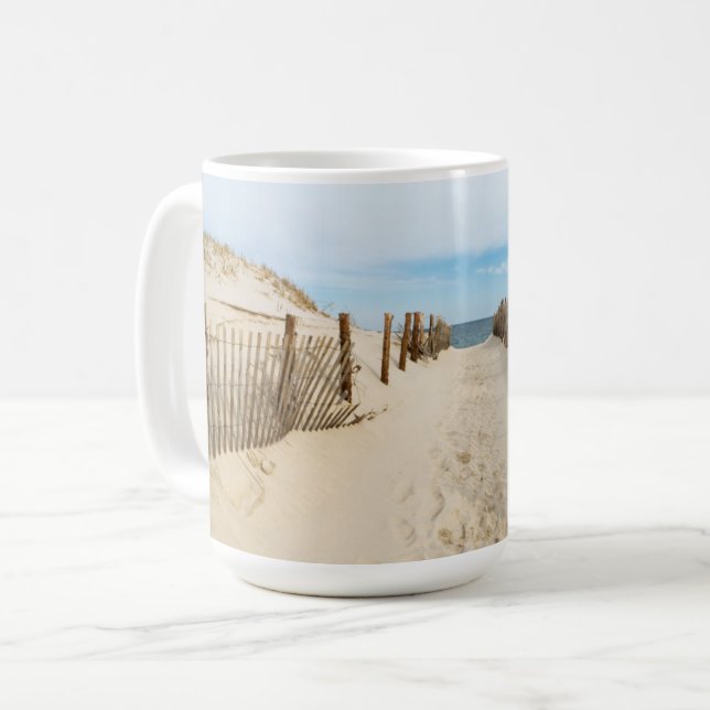 Tyst strand kaffemugg (Framsida vänster)