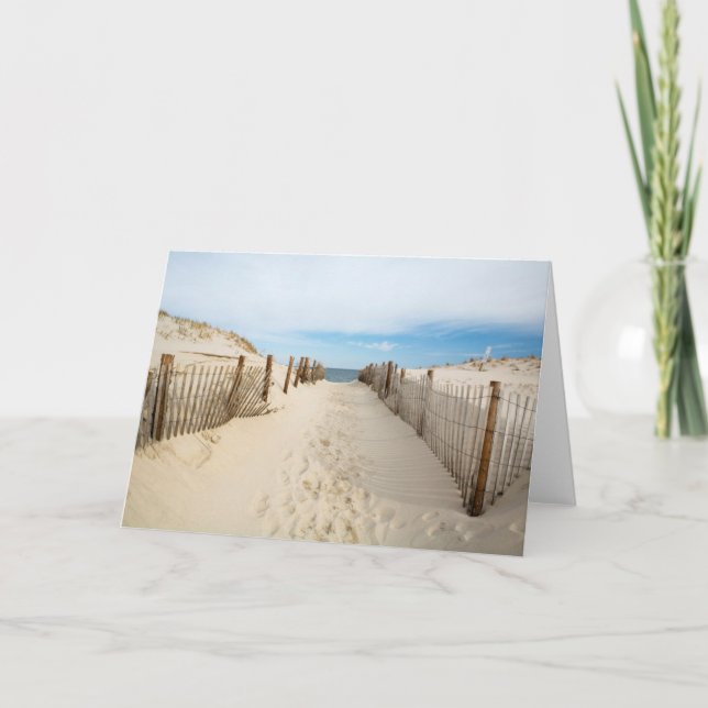 Tyst strand kort (Framsida)