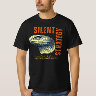 Tyst Strategi Orm Elegant Taktil Ledarskap T Shirt
