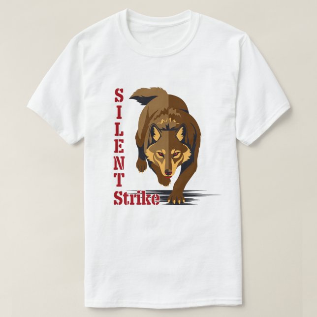 Tyst Strejk – Varg Precision Power Tee (Design framsida)