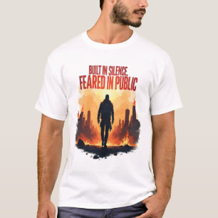Tyst styrka - Gritty Cyberpunk Tecknad Tee