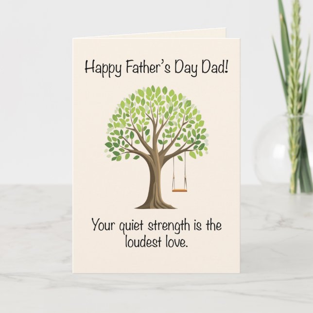 Tyst styrka helgkort (Framsida)