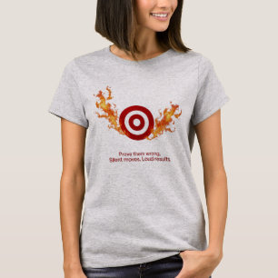 Tyst styrka" Kvinnobyl T Shirt