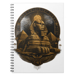 Tyst Styrka | Stor Sfinx Egypten Design Anteckningsbok