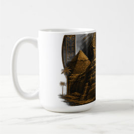 Tyst Styrka | Stor Sfinx Egypten Design Kaffemugg