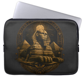 Tyst Styrka | Stor Sfinx Egypten Design Laptop Fodral