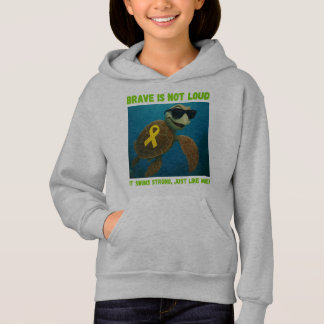 Tyst styrka Turtle Hoodie! T Shirt