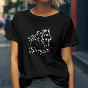Tyst styrka Varg T Shirt