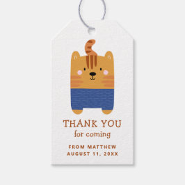 Tyst tiger. Bards zoo safari födelsedagskalenTack Presentetikett