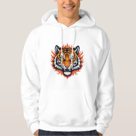 Tyst Tiger – Precision och Kraft Hoodie