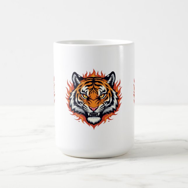 Tyst Tiger – Precision och Kraft Kaffemugg (Center)