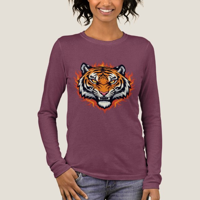 Tyst Tiger – Precision och Kraft T Shirt (Framsida)