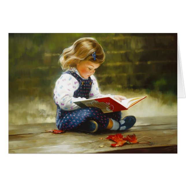 Tyst Time Hälsningskort (Framsidan Horizontal)