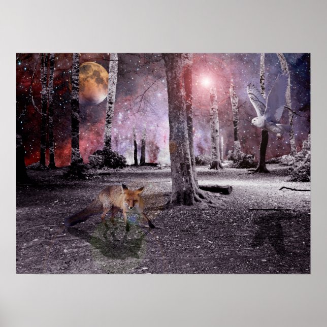 Tyst trä poster (Framsidan)