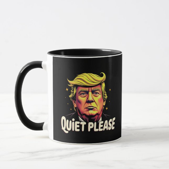 Tyst, Trump Kamalas talman Debatt Mugg (Vänster)
