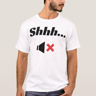 Tyst tystnad t shirt