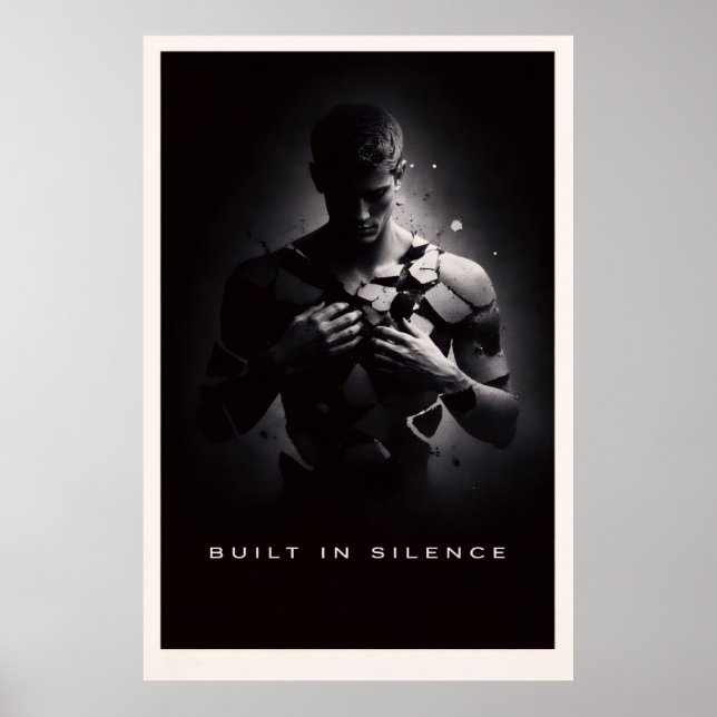 Tyst Uppbyggd - Motiverande Tyst Kraft Poster (Framsidan)