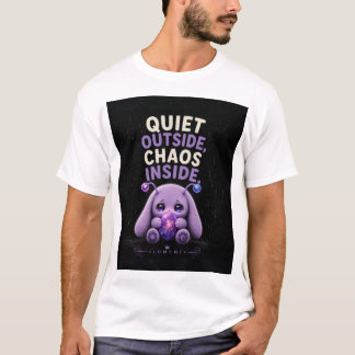 Tyst Utanför Kaos Inuti T Shirt