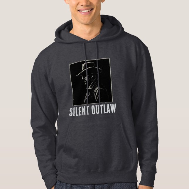 Tyst utslag hoodie (Framsida)