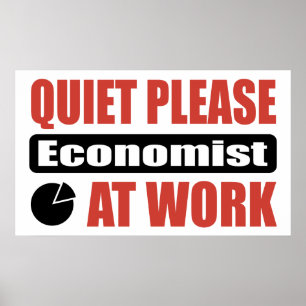 Tyst vänlighet för ekonomer på arbetet poster