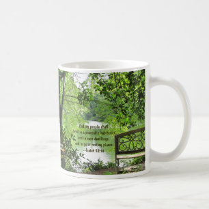 Tyst vila ställen kaffemugg