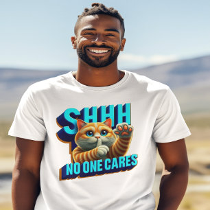Tyst viskare av ointresse, ingen bil t shirt