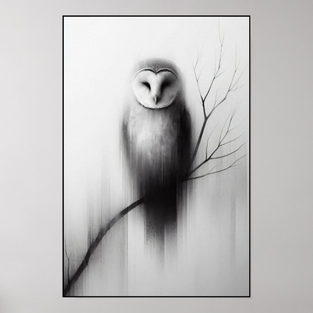 Tyst Watcher-Abstrakt Poster (Framsidan)