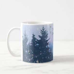 Tyst Winter Illustration av Heligan Nattmagiska vi Kaffemugg