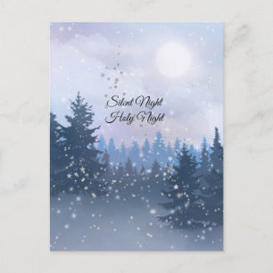 Tyst Winter Illustration av Heligan Nattmagiska vi Vykort