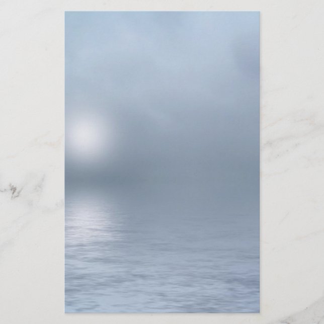 Tysta hav brevpapper (Framsida)