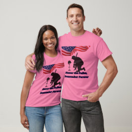 Tysta hedersfält rosa t shirt