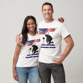 Tysta hedersfält vita t shirt