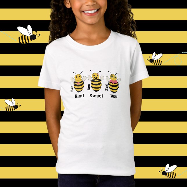 Tysta lilla bin - var vänliga | Vara sötad | Var d T Shirt (Skapare uppladdad)