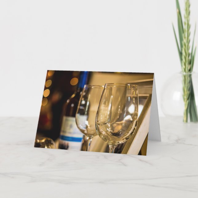 Tysta natt Nyårs Holiday Card Helgkort (Framsida)
