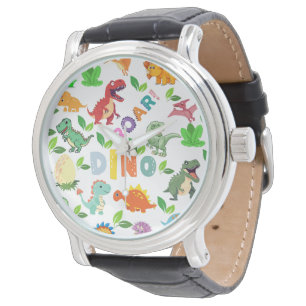 Tysta sorters dinosaurier, sömlösa armbandsur