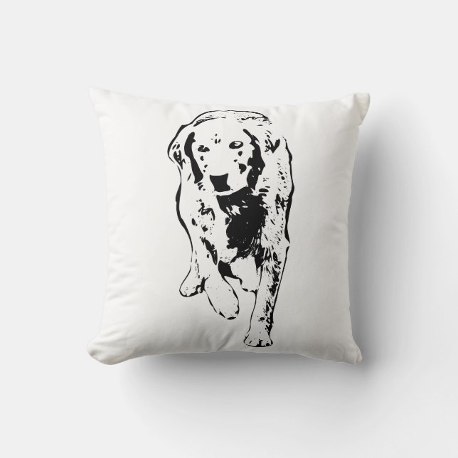 Tysta steg i fallande skuggor kudde (Framsida)