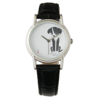 Tysta Tassar - Minimalistisk Bläckvalps Armbandsur