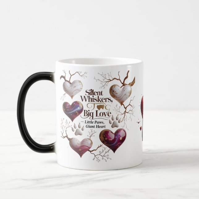 Tysta Whiskers Magic Mugg - Morphing Kärlek (Vänster)