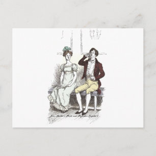 Tystlåten Darcy, Jane Austen Stolthet och fördom Vykort
