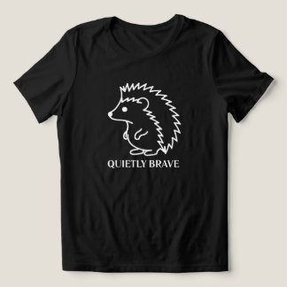 Tystmodigt Modig Igelkott T Shirt