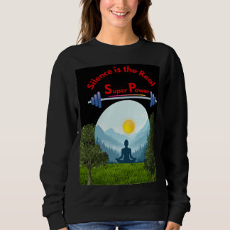 Tystnad är den verkliga superkraften | Mindfulness T Shirt