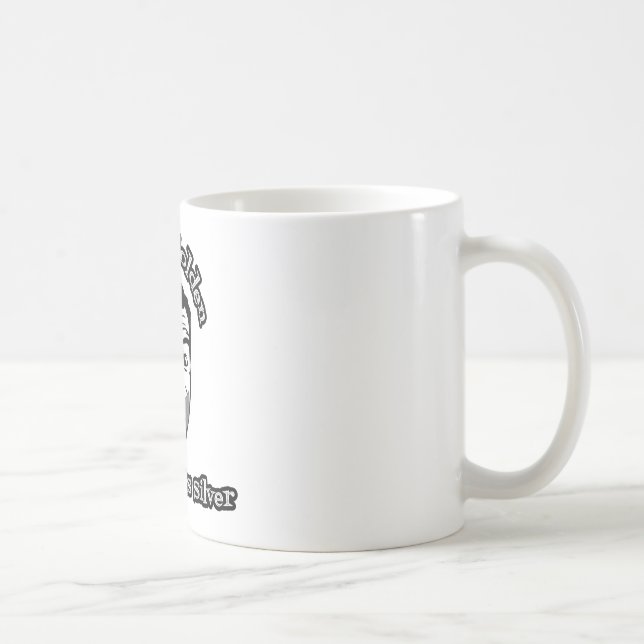 Tystnad är guld- - kanalen Tape är silver Kaffemugg (Höger)