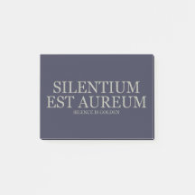 Tystnad är guld- - tända