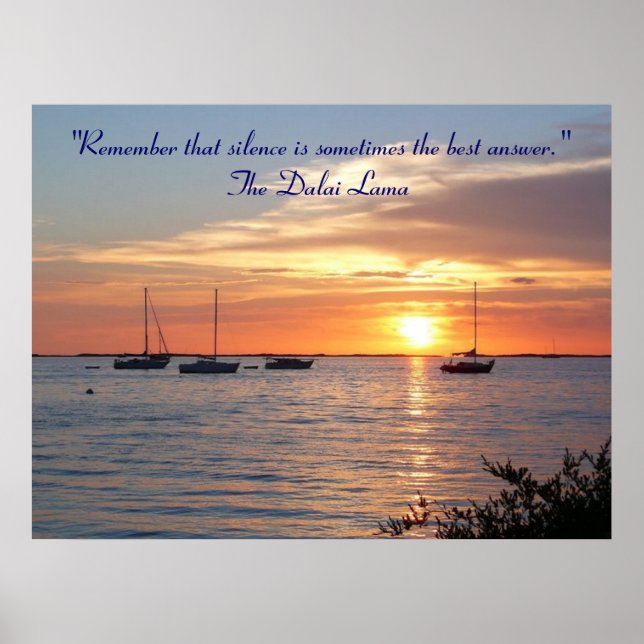 Tystnad är svaret - Poster (Framsidan)